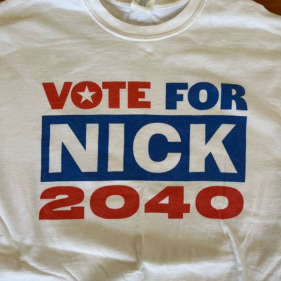 Jonas Brothers “Vote for Nick 2040” “Happiness Begins” Era official merch size M - Picture 2 of 2